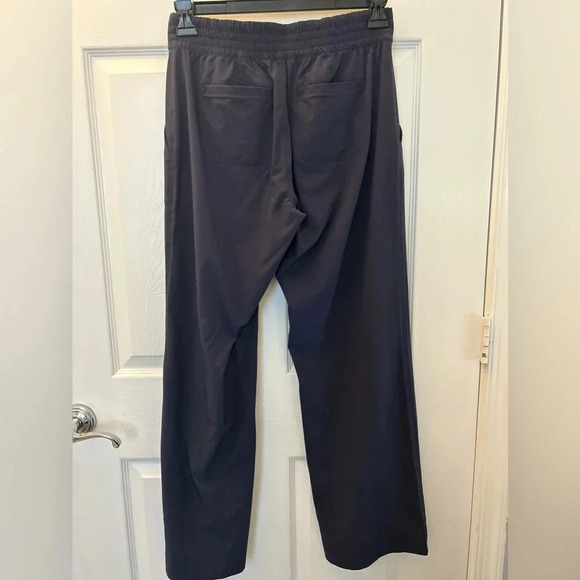 Athleta Chelsea Wide Leg Pant Navy Blue Pull On Pants Lightweight Pocket… - Picture 4 of 6